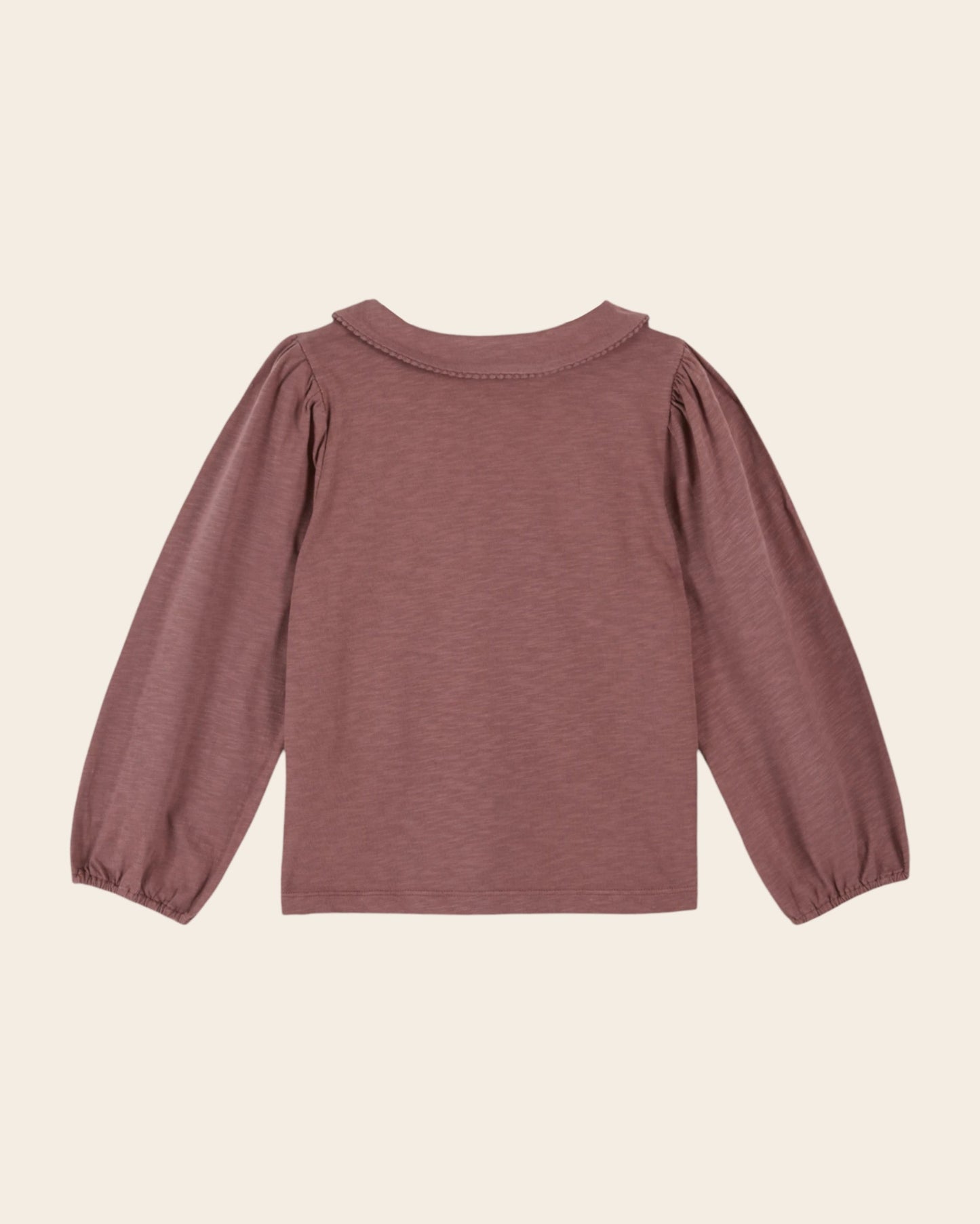 T-shirt - Col noeud coton bio violine