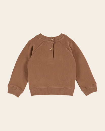 Sweat Amour coton bio café