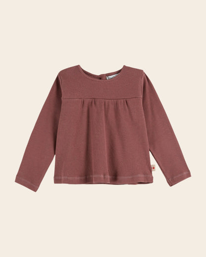 T-shirt coton bio violine