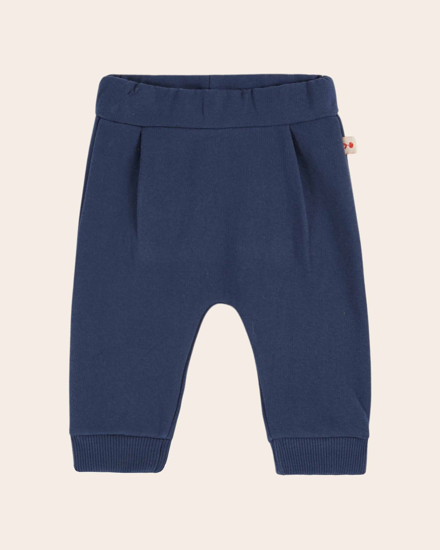 Jogger coton bio bleu nuit