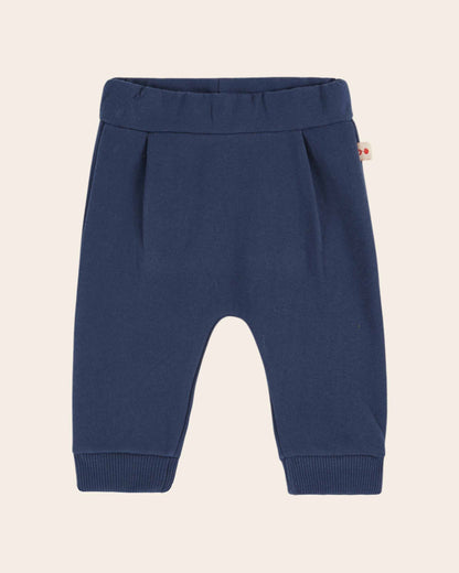 Jogger coton bio bleu nuit