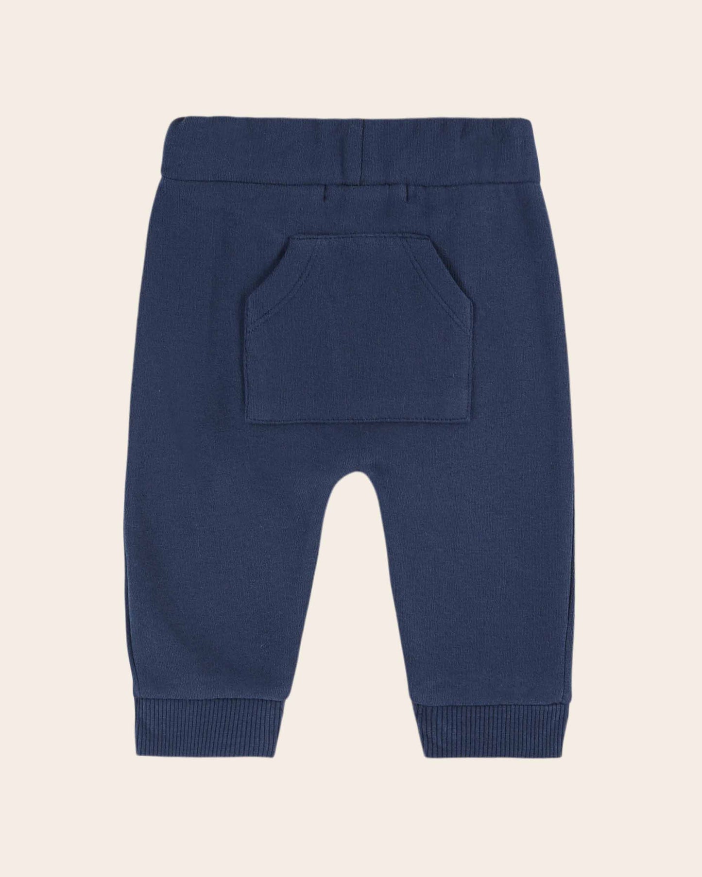 Jogger coton bio bleu nuit