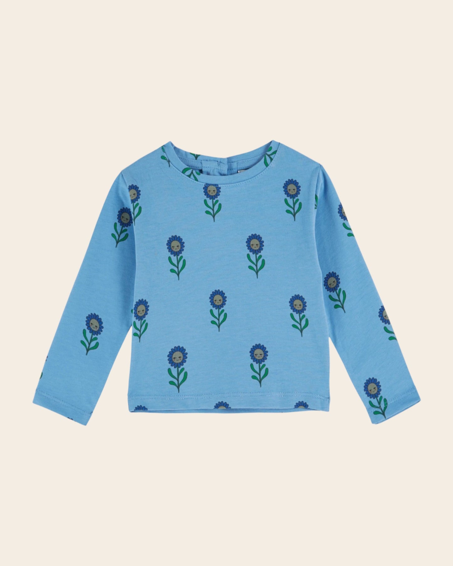 T-shirt - Coton bio Marguerite bleu
