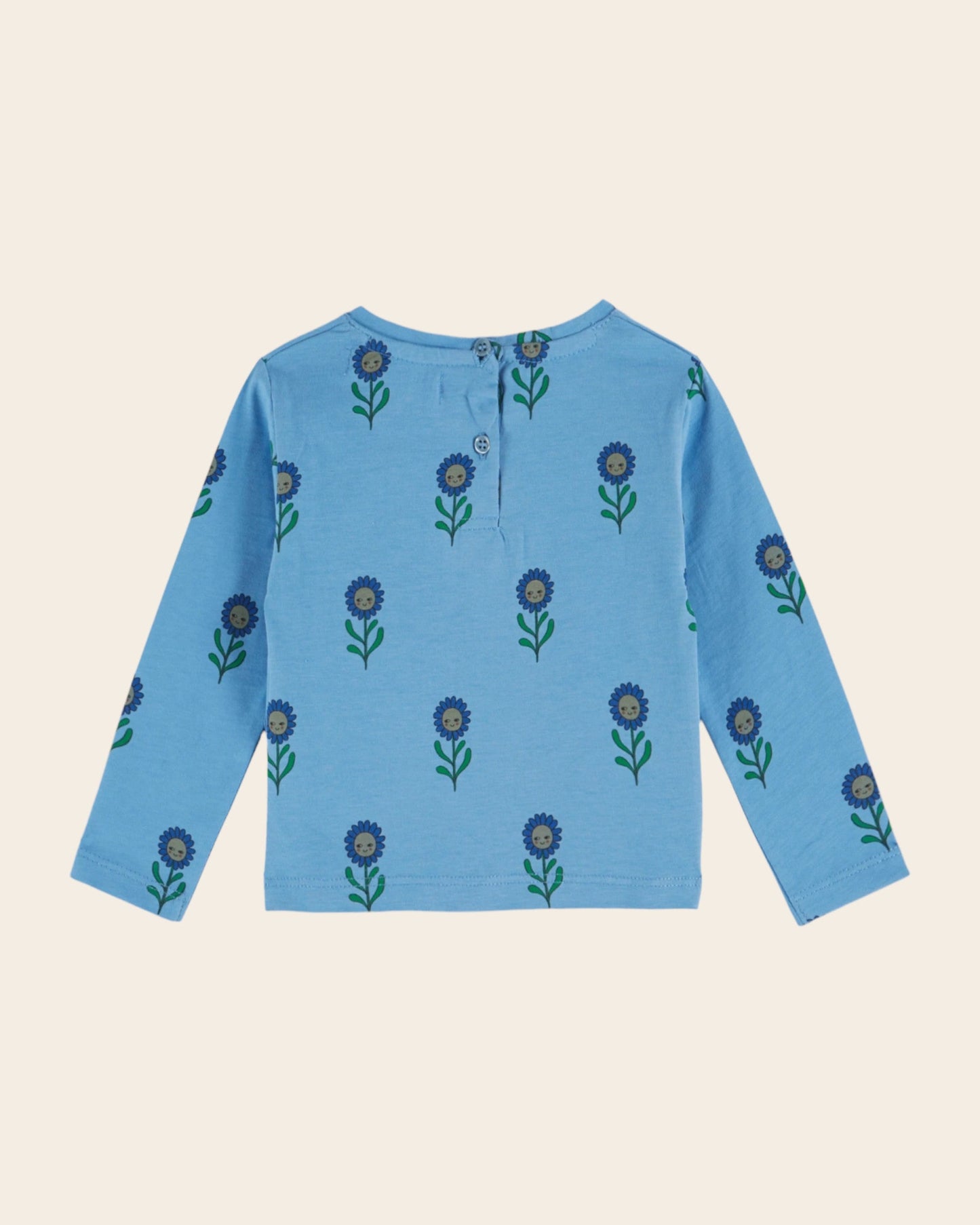 T-shirt - Coton bio Marguerite bleu