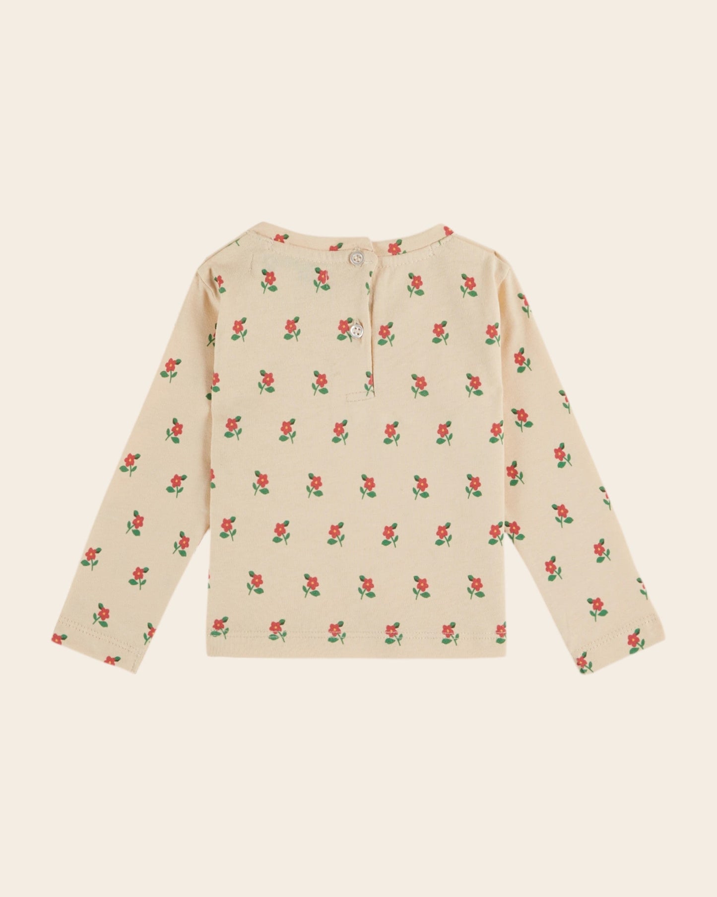 T-shirt - Coton bio poppy crème