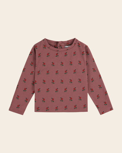 T-shirt - Coton bio poppy violine