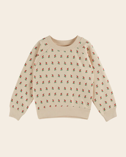 Sweat - Coton bio poppy crème