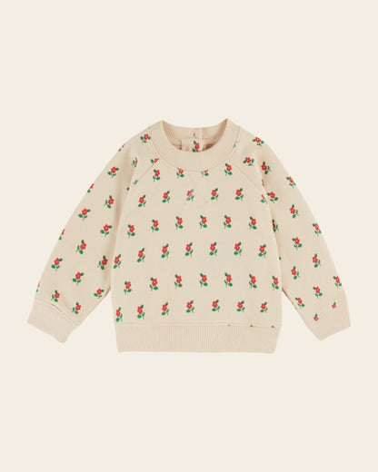 Sweat - Coton bio poppy crème