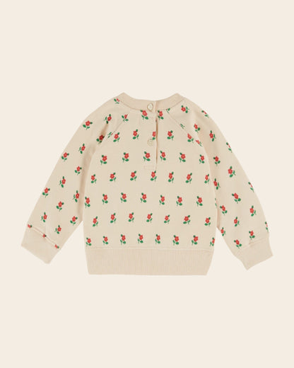 Sweat - Coton bio poppy crème