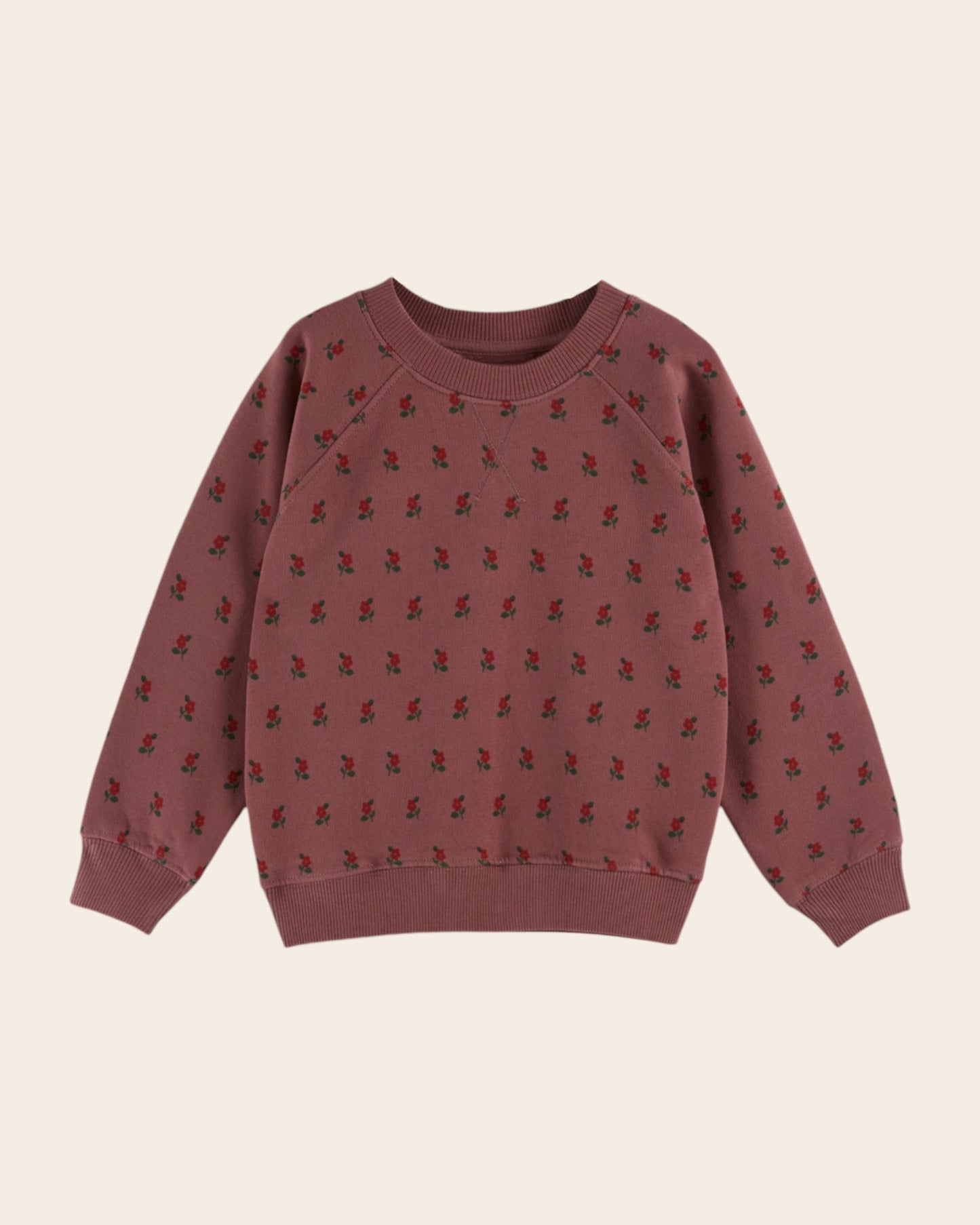 Sweat - Coton bio poppy violine