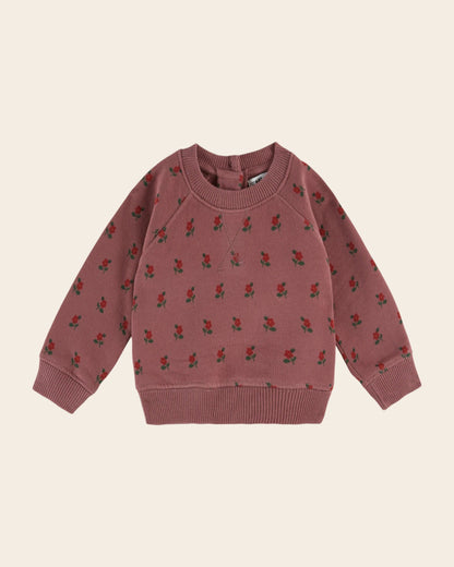 Sweat - Coton bio poppy violine