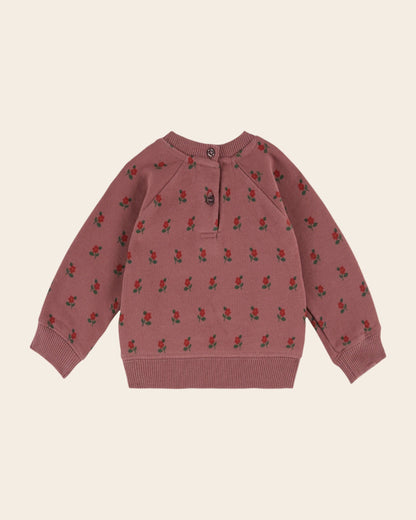 Sweat - Coton bio poppy violine