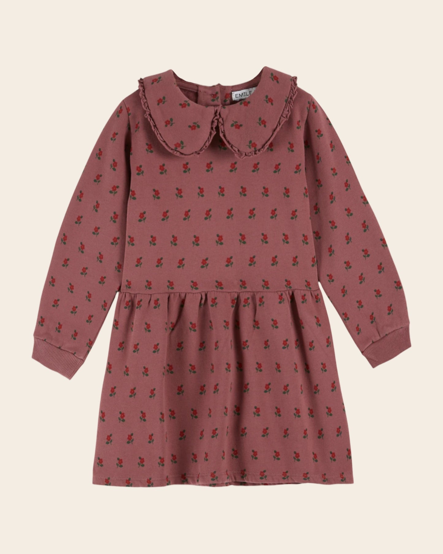 Robe - Molletoné coton bio poppy violine