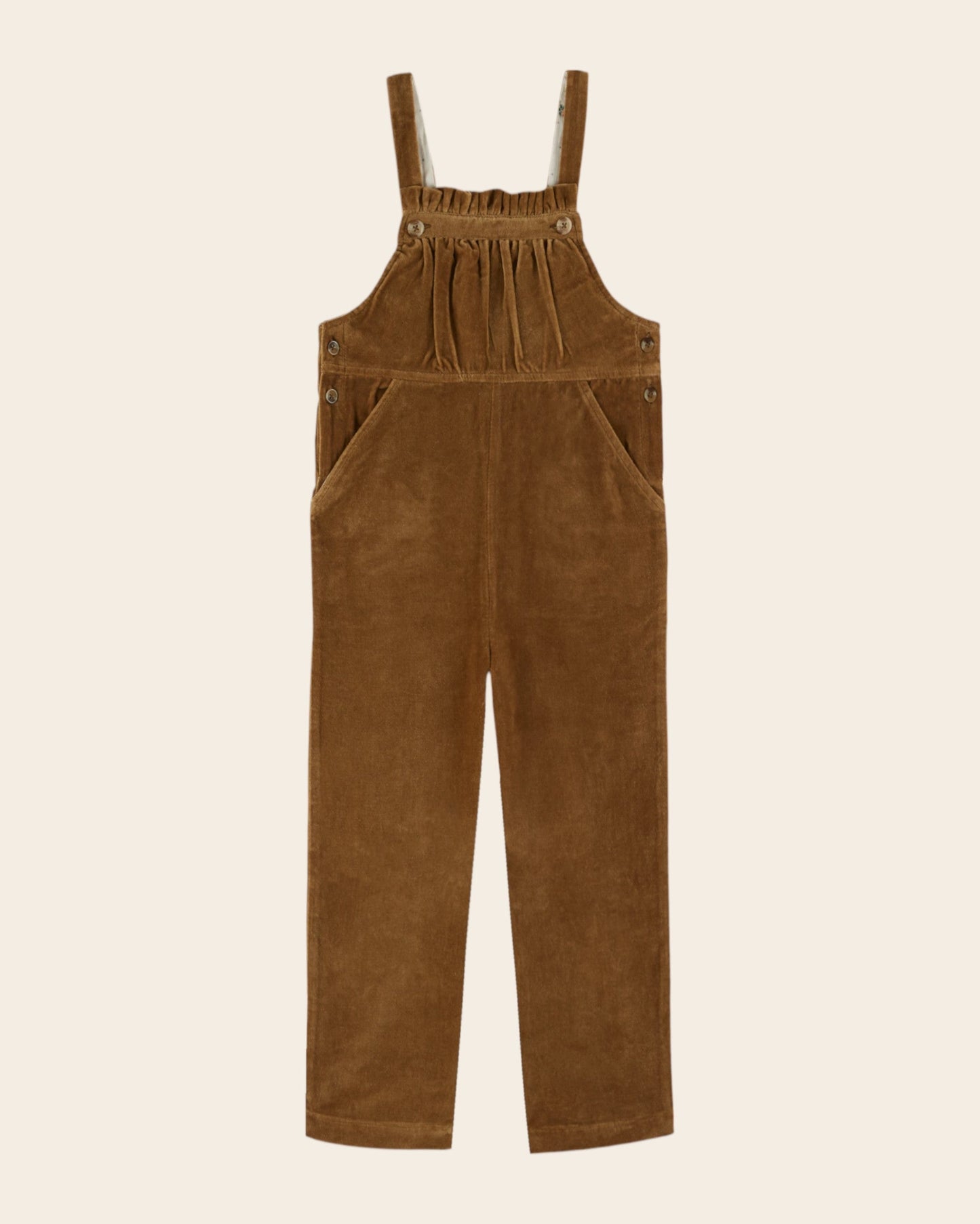 Salopette - Velours bronze