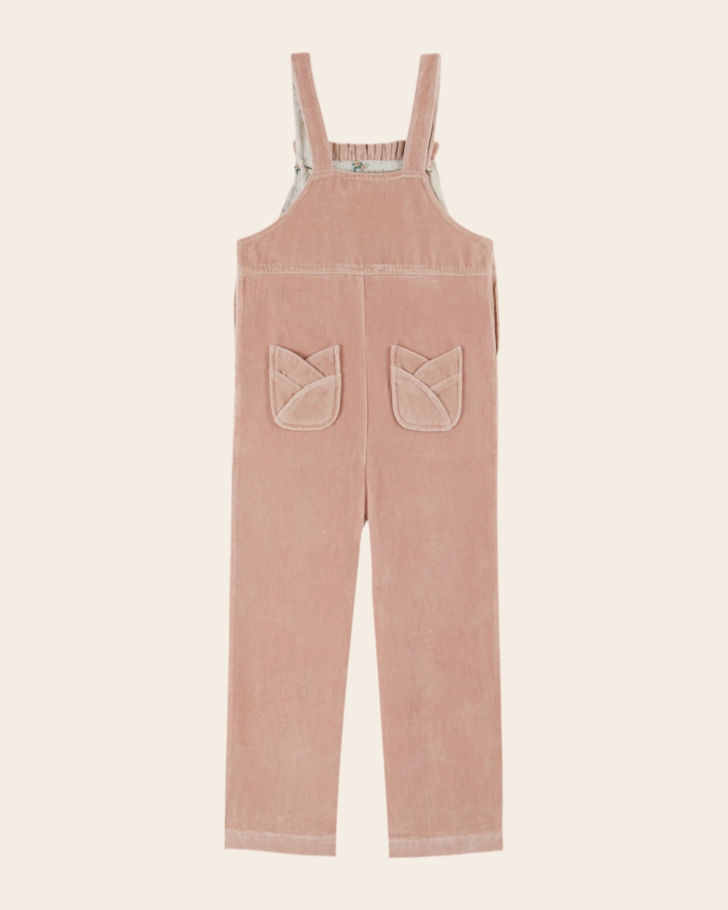 Salopette - Velours rose