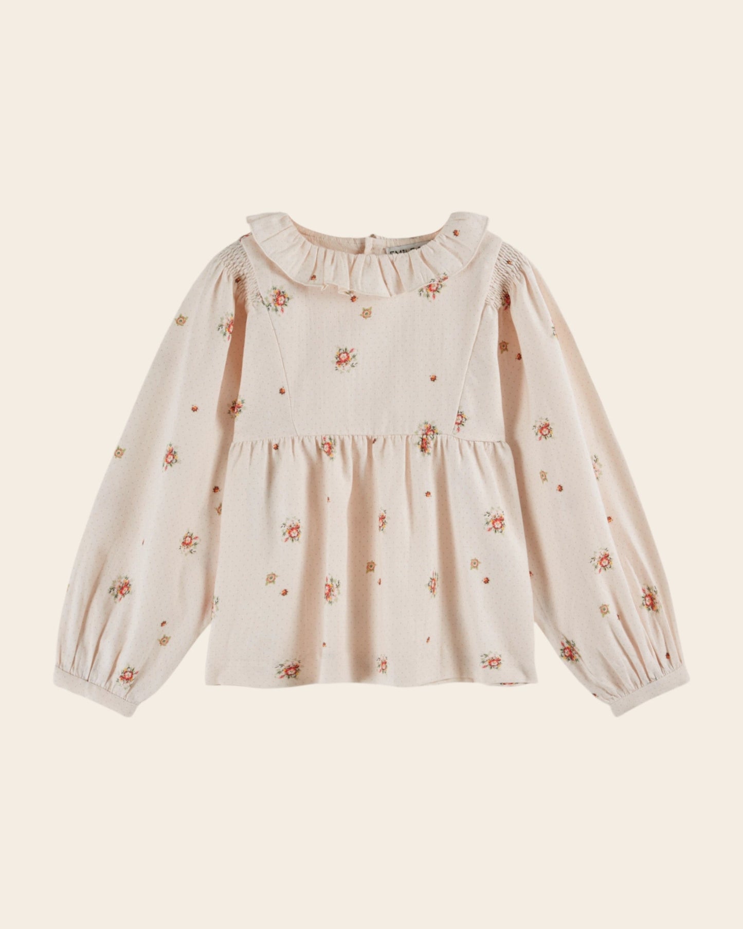 Blouse - Fleurs rose pâle
