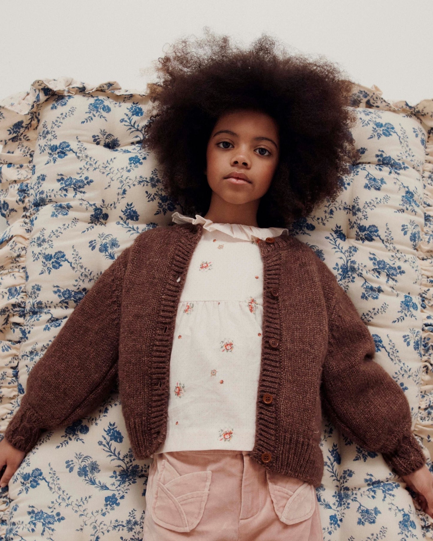 Blouse - Fleurs rose pâle