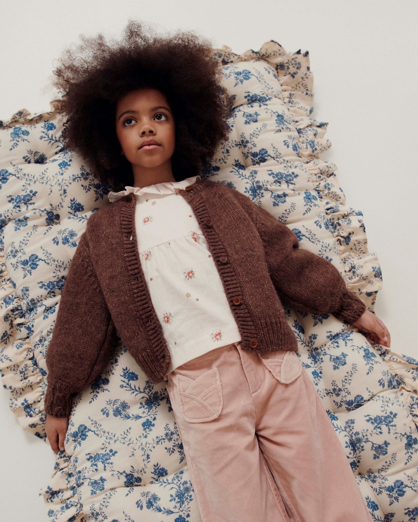 Blouse - Fleurs rose pâle