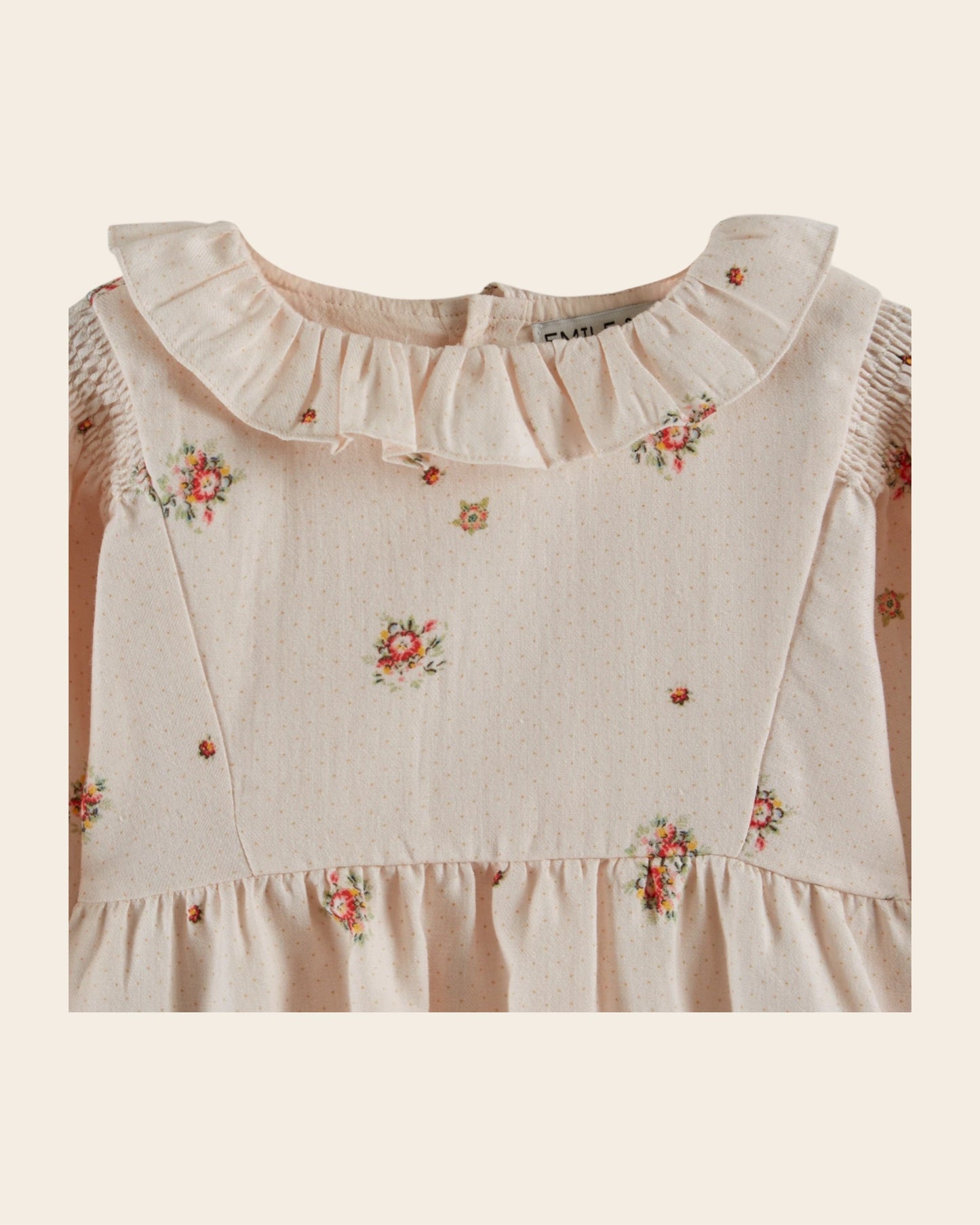 Blouse - Fleurs rose pâle