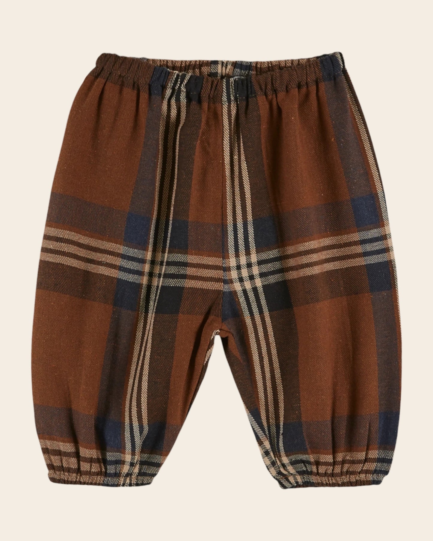 Pantalon - Carreaux marron