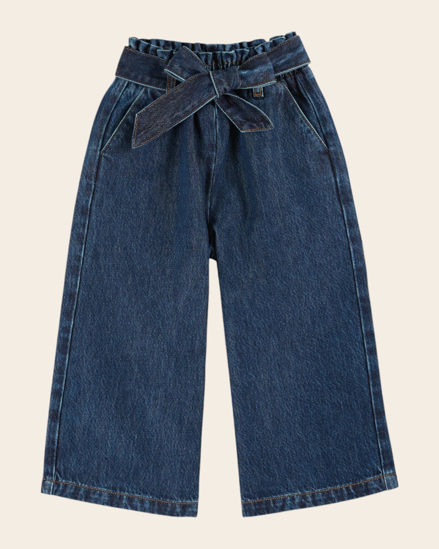 Jean - Large ceinturé denim