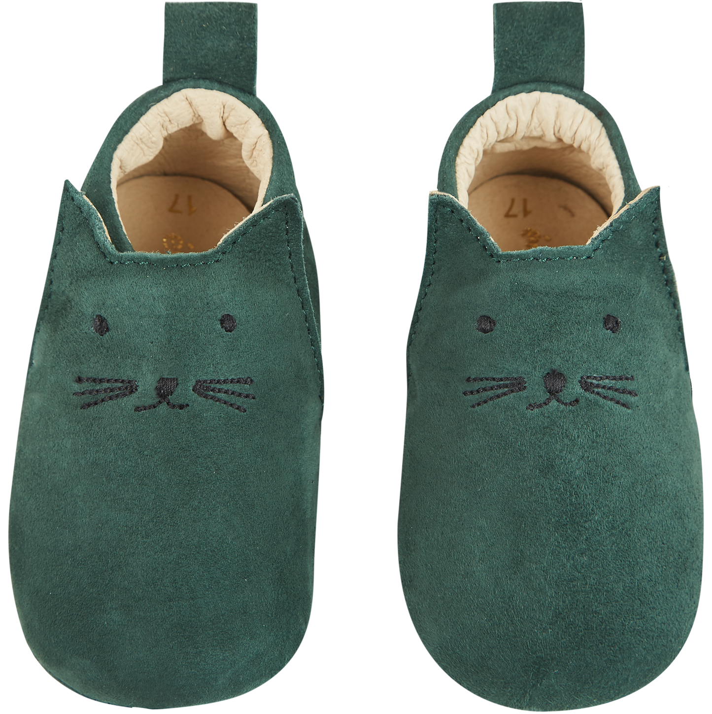Chaussons chat cuir cèdre