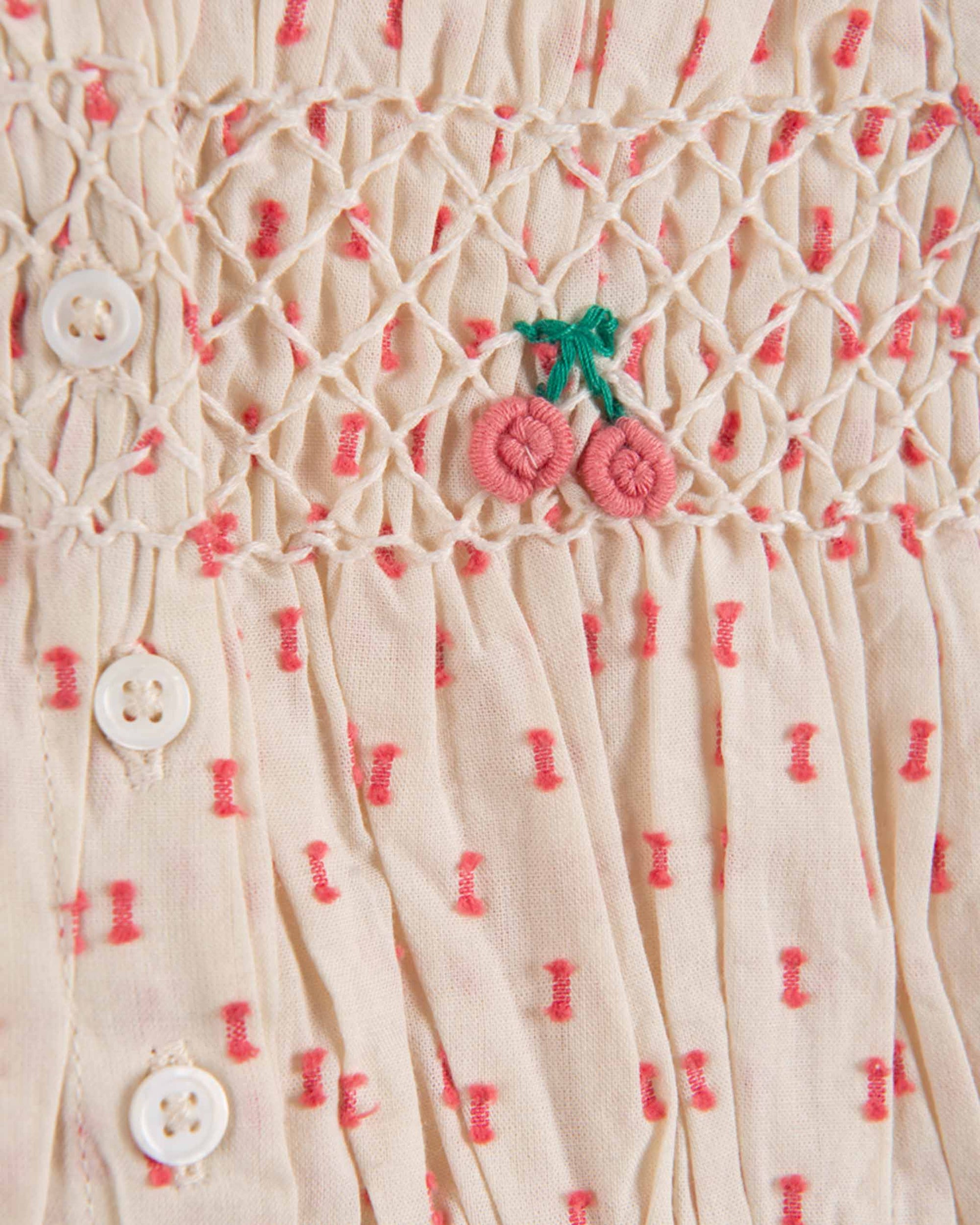 Barboteuse et chapeau en coton rose