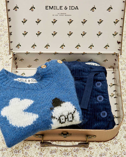 Pull fantôme bleu