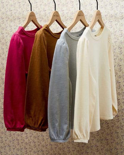 T-shirt coton bio ciel