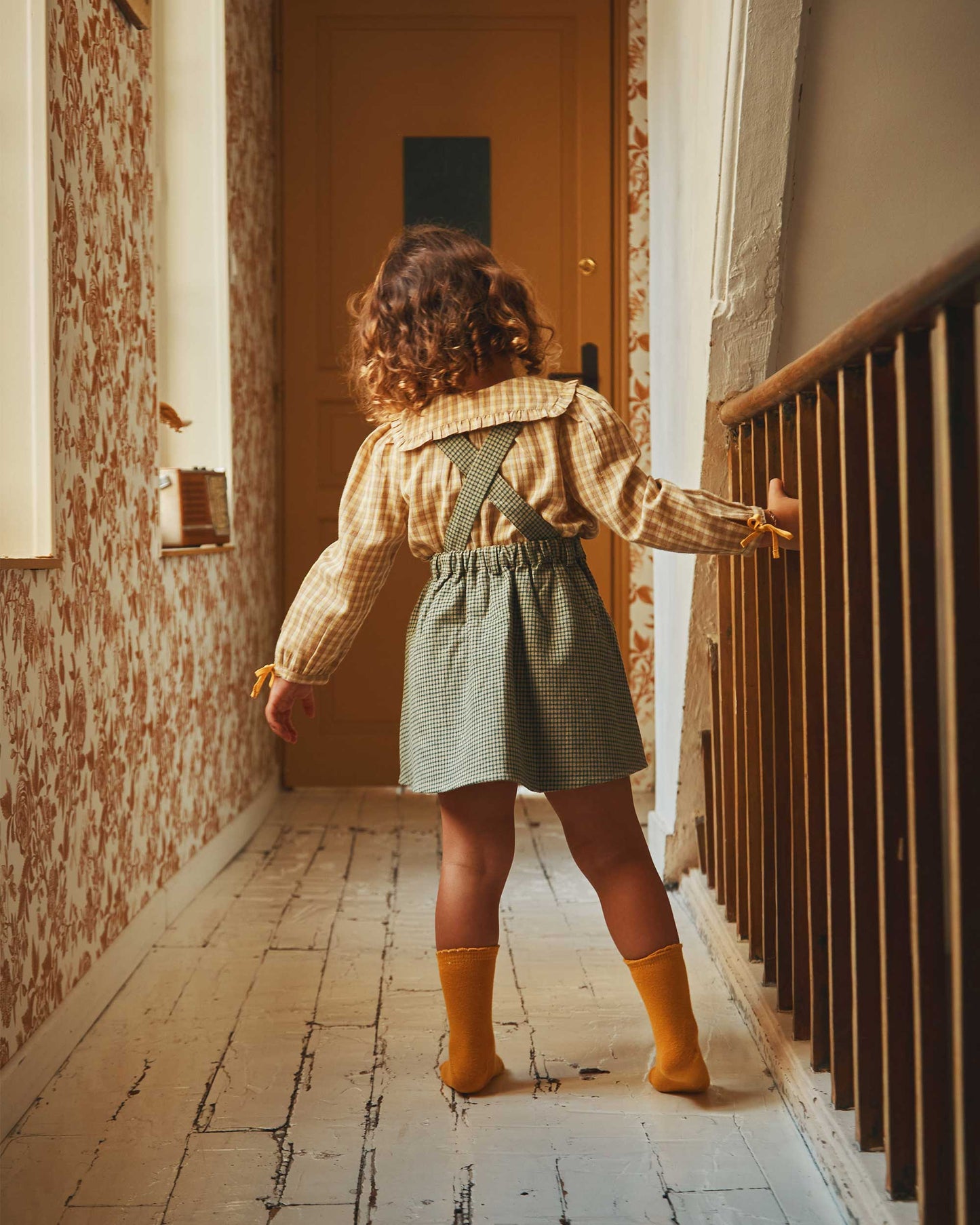 Robe salopette denise vert