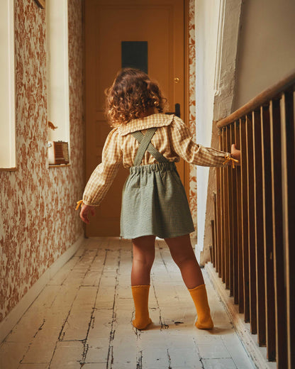 Robe salopette denise vert