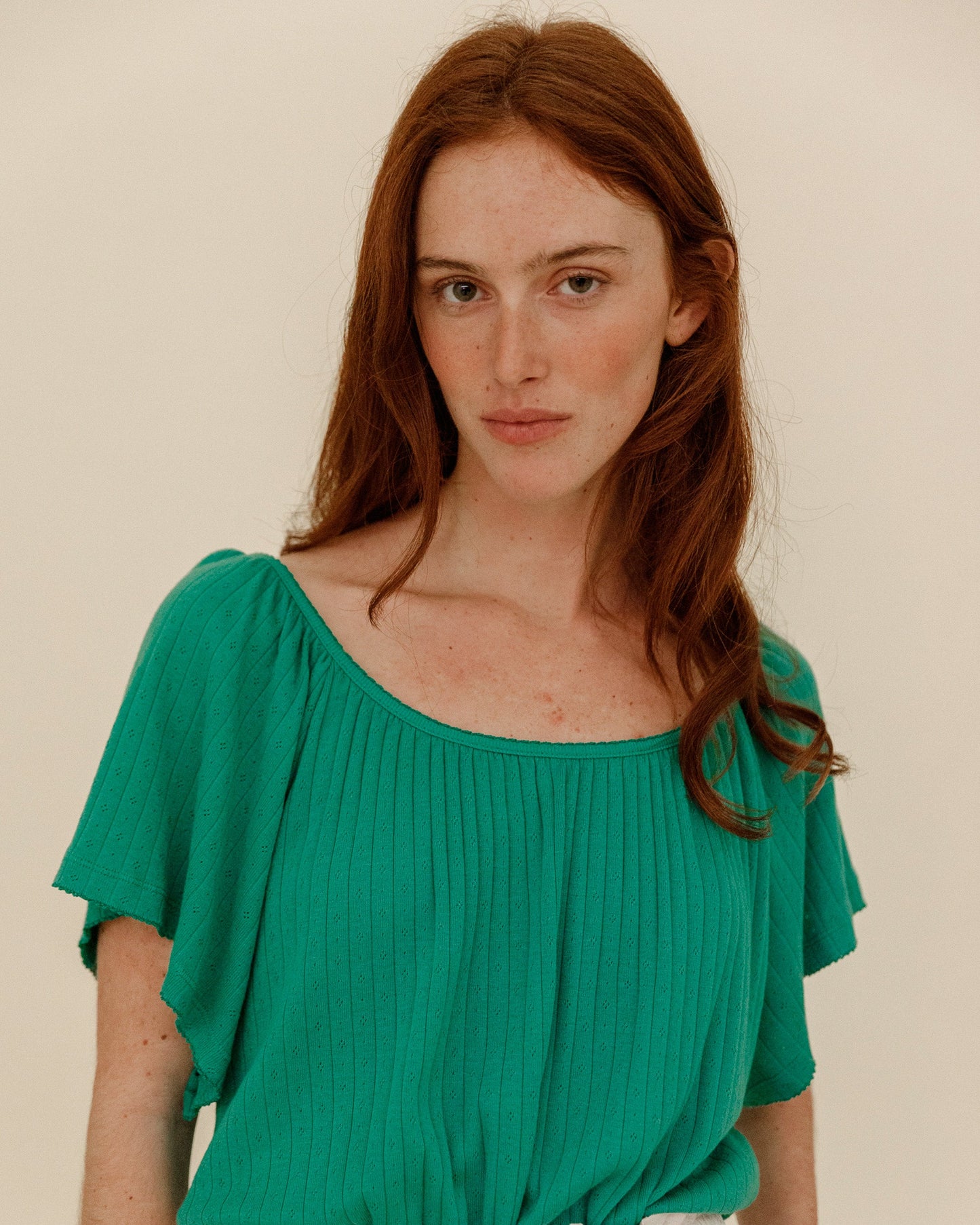 Top femme modal uni haricot