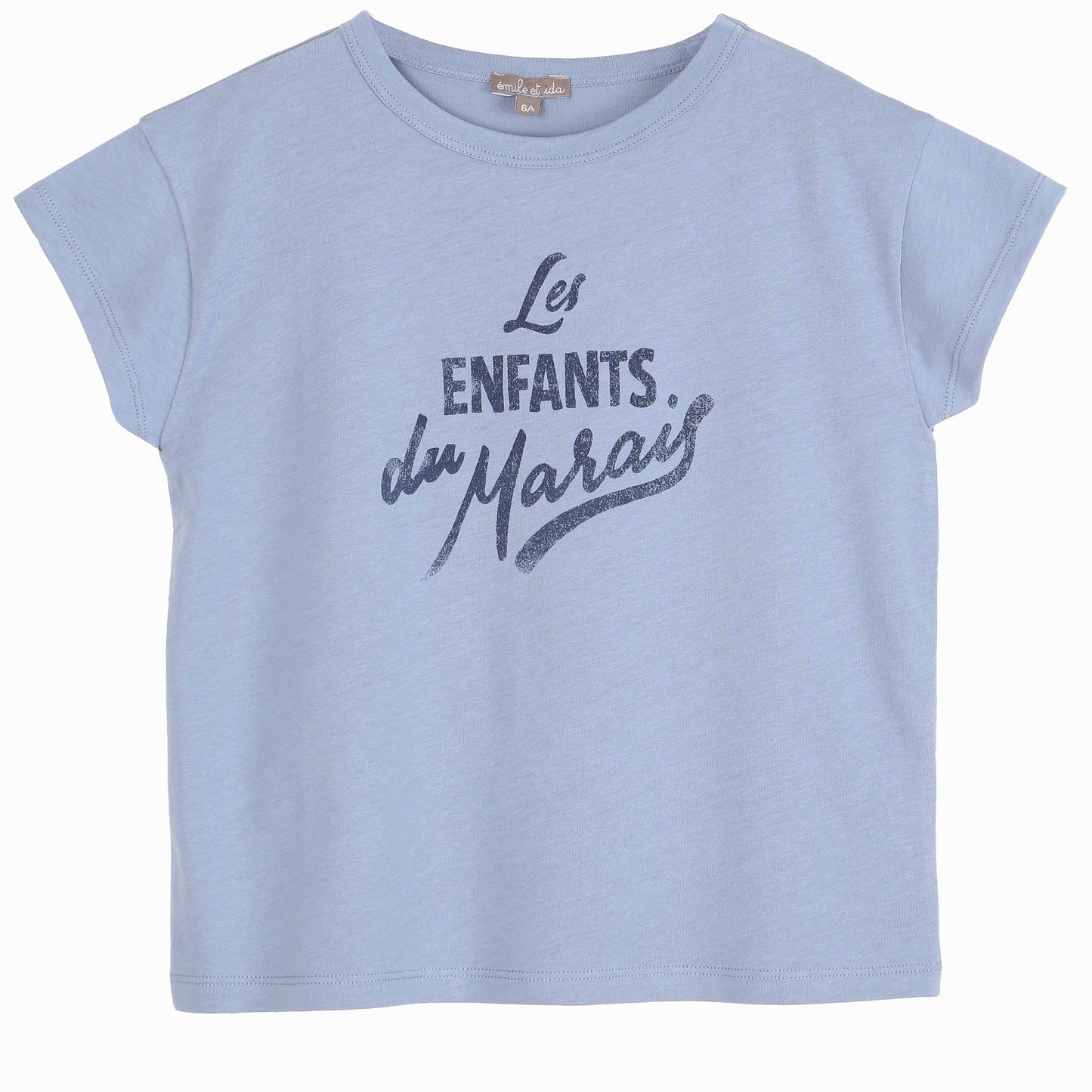 Tee shirt imprimé bleu