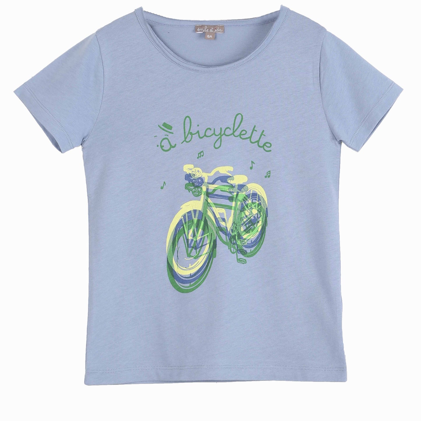Tee shirt vélo bleu