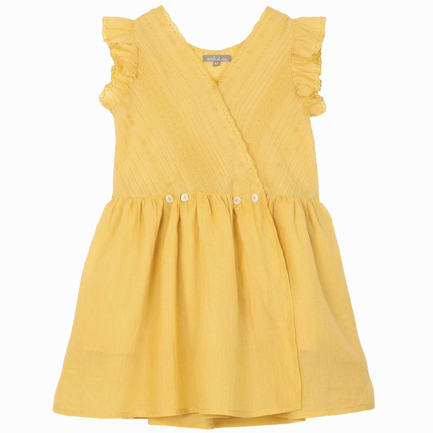 Robe porte-feuille vintage maïs