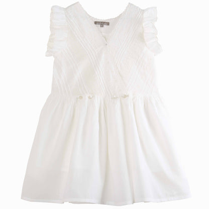 Robe vintage écru