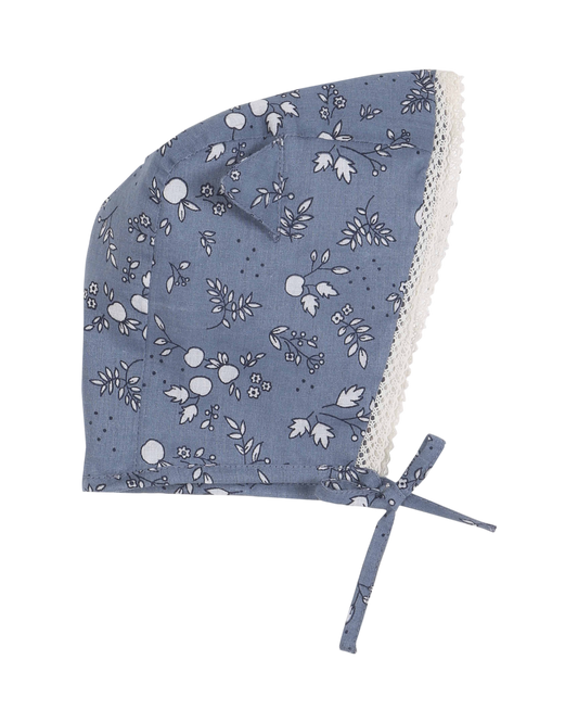 Béguin imprimé bleu