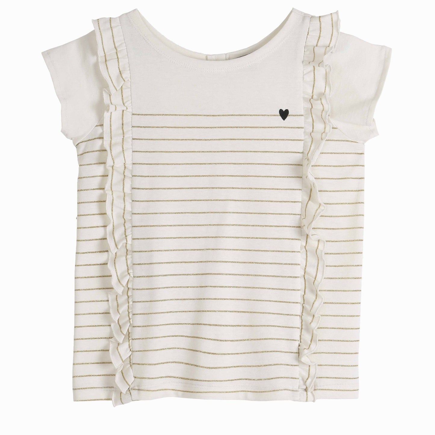 Tee shirt rayé or