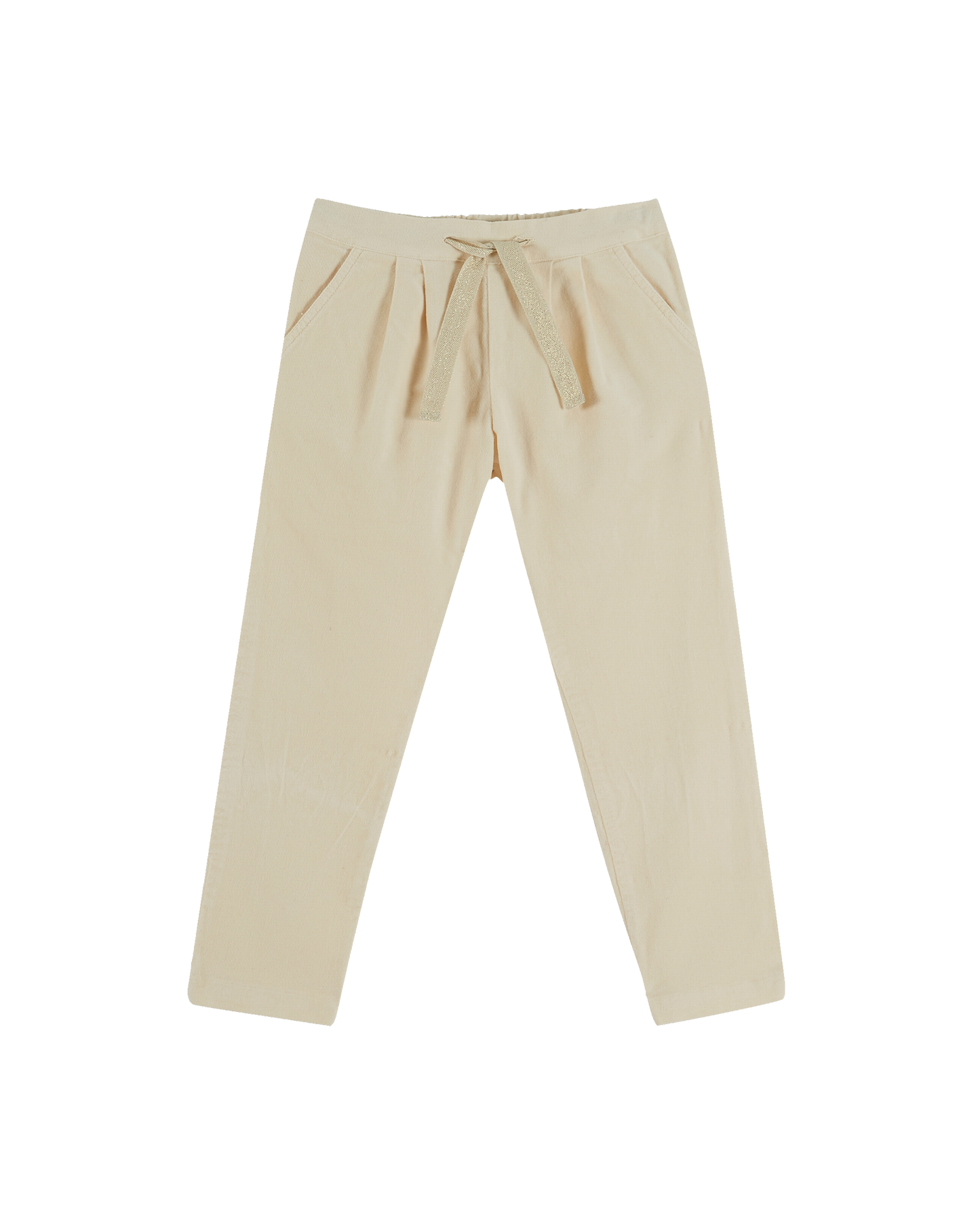Pantalon velours porcelaine