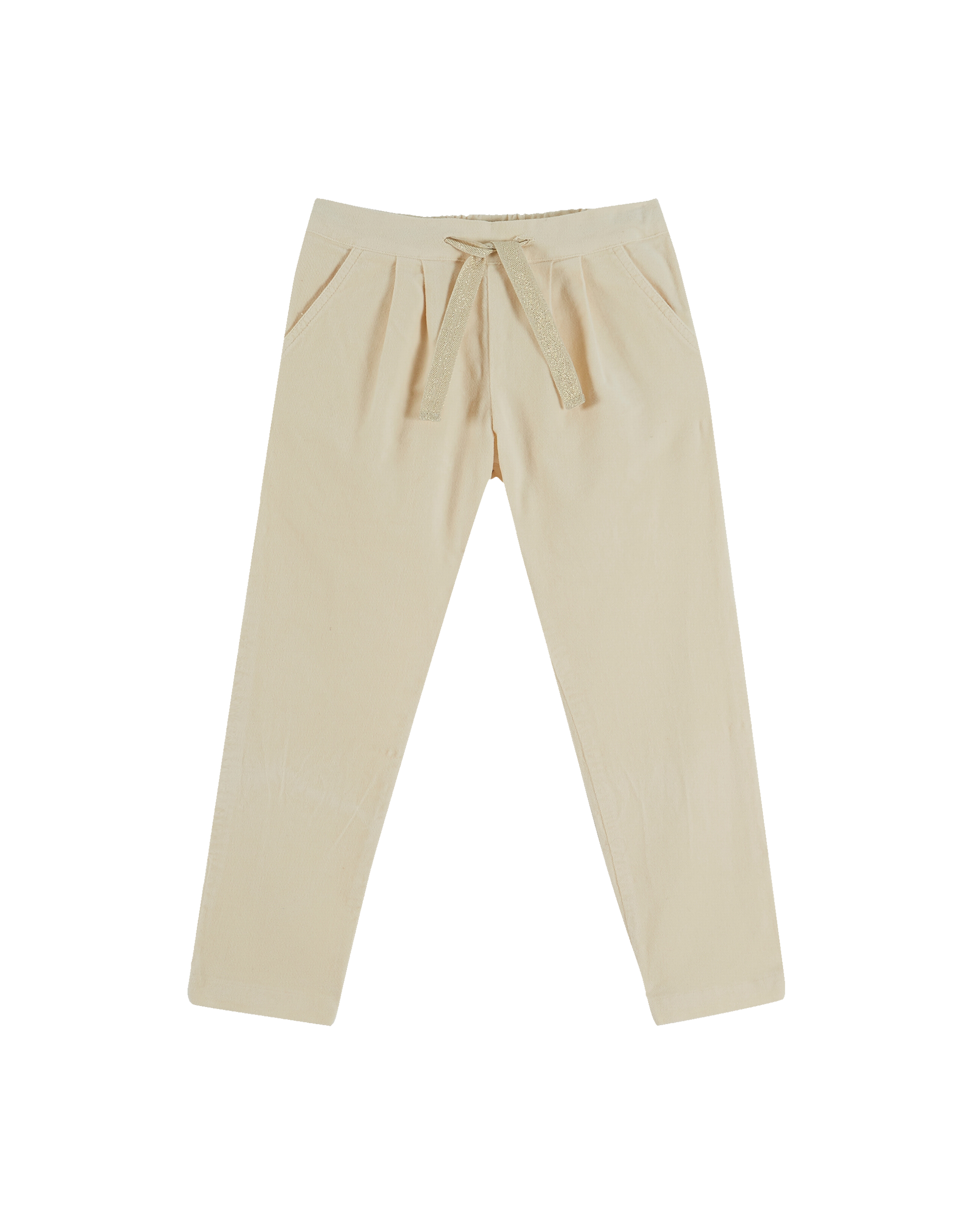 Pantalon velours porcelaine