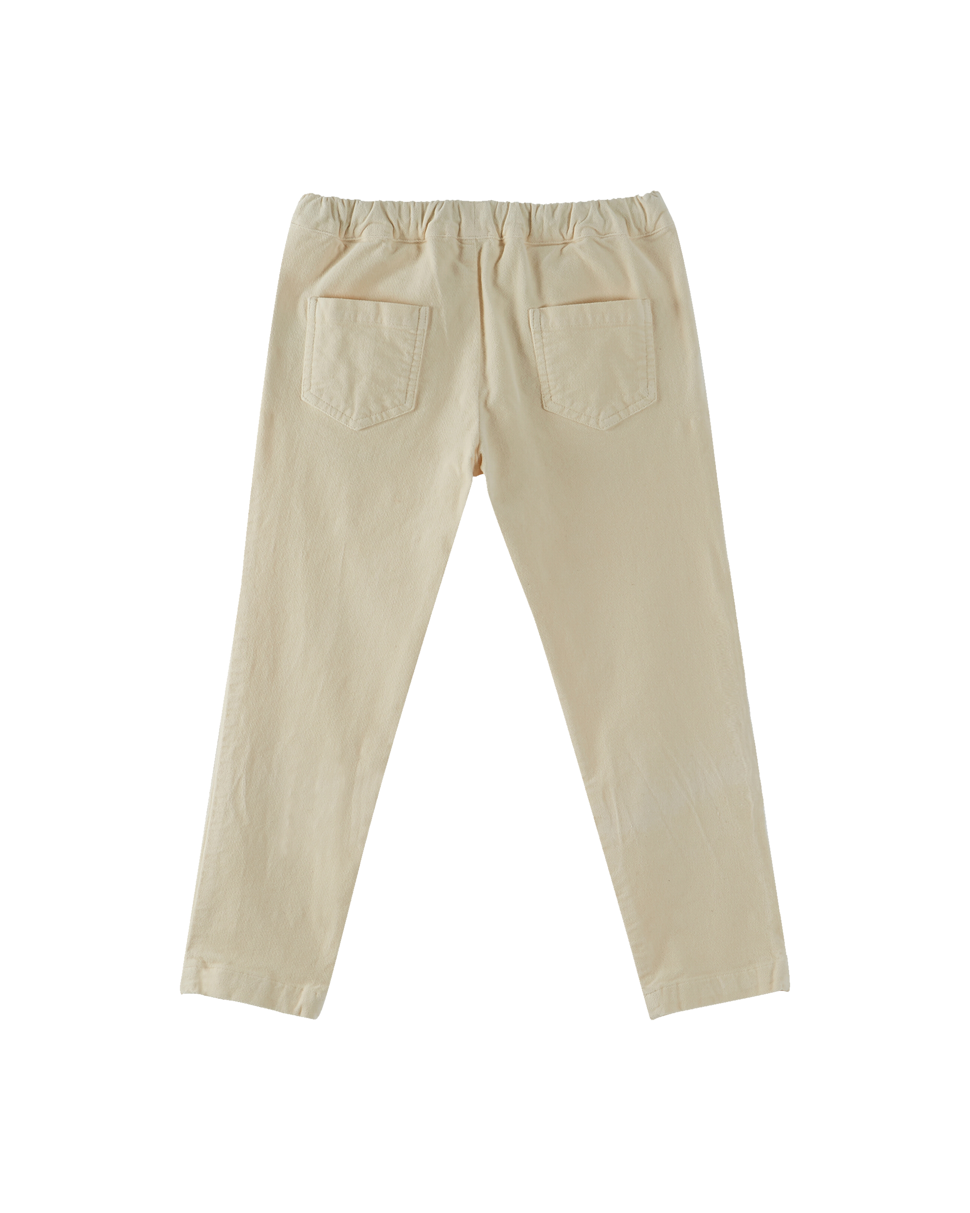 Pantalon velours porcelaine