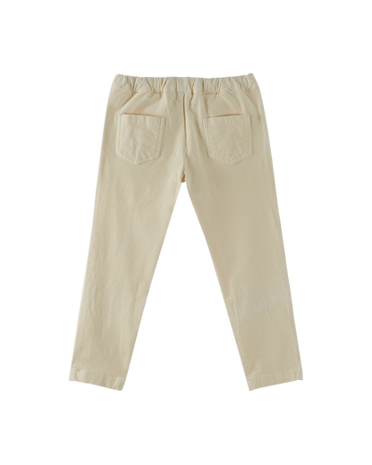 Pantalon velours porcelaine