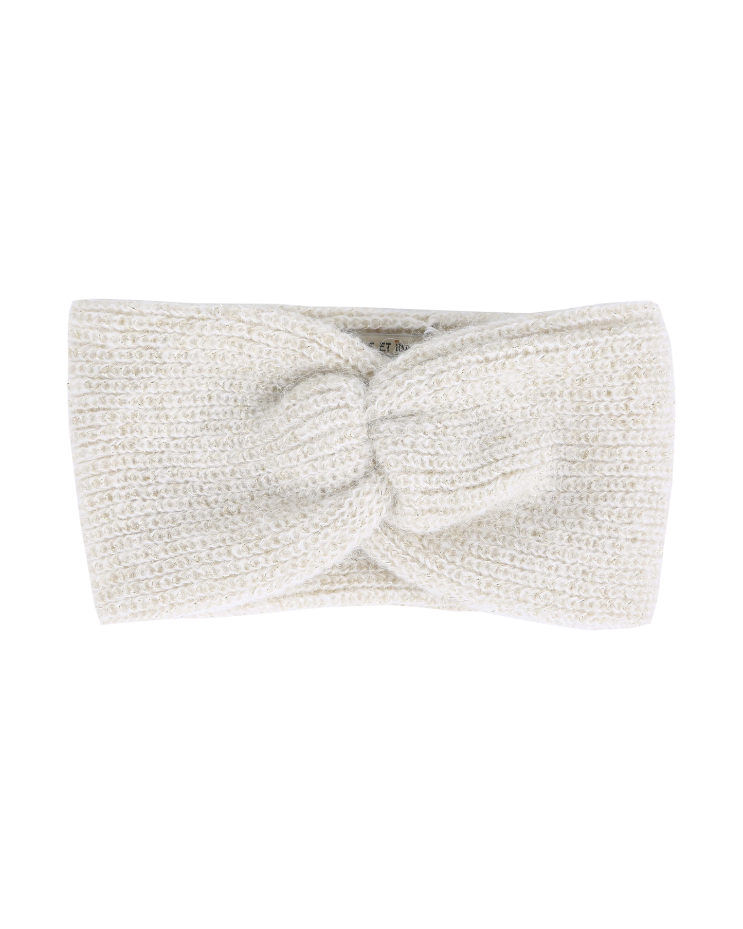 Bandeau alpaga écru lurex