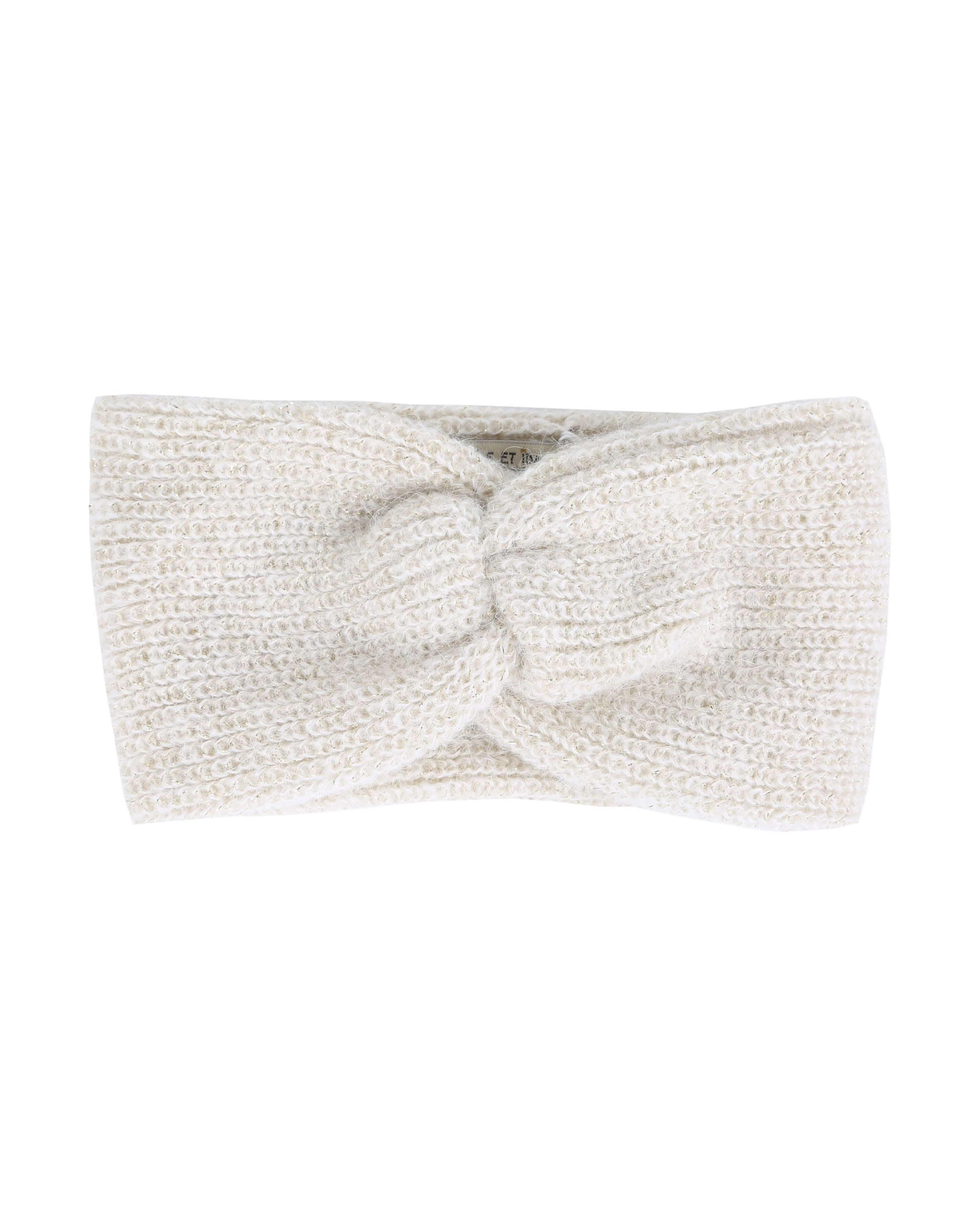 Bandeau alpaga écru lurex