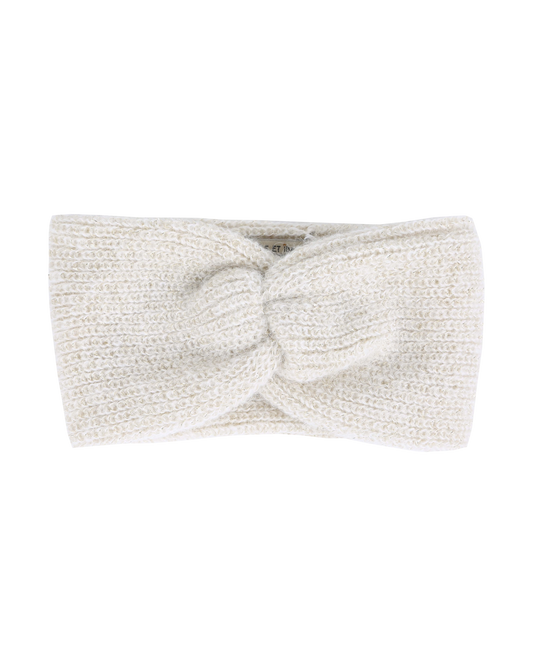 Bandeau alpaga écru lurex