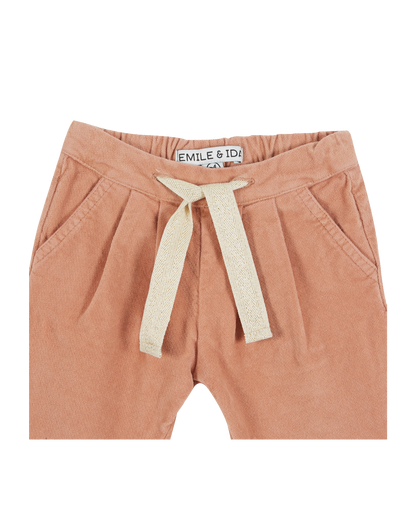 Pantalon velours bois de rose