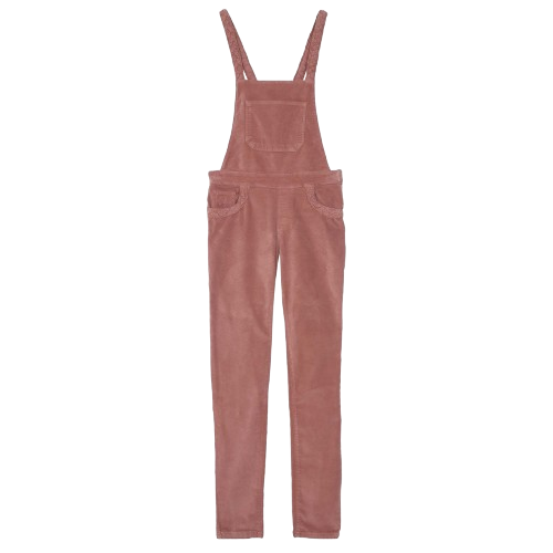Salopette tresses velours raisin