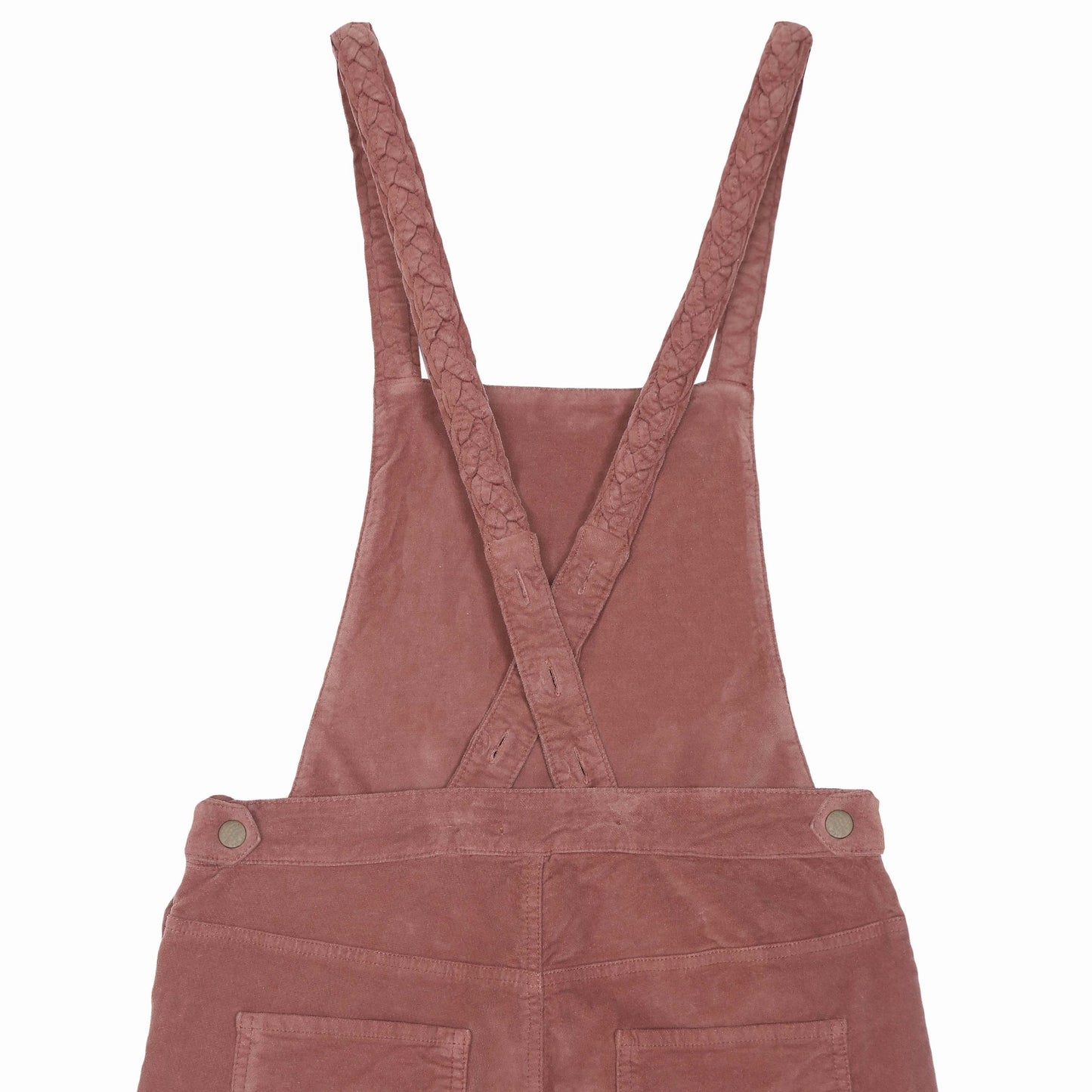 Salopette tresses velours raisin