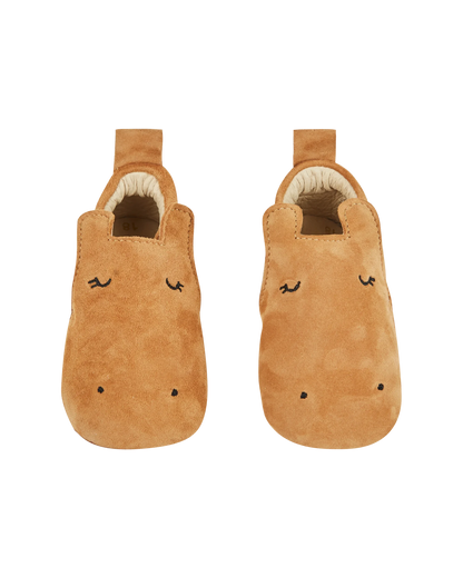 Chaussons hippopotame camel