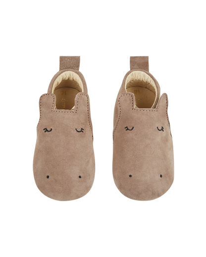 Chaussons hippopotame mastic